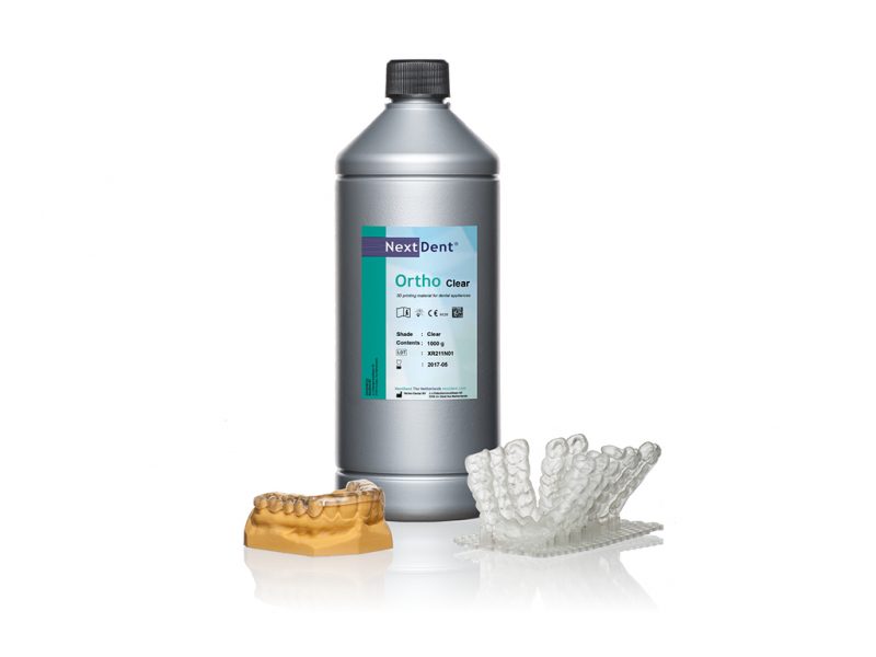 Фото Фотополимерная смола NextDent Ortho Clear