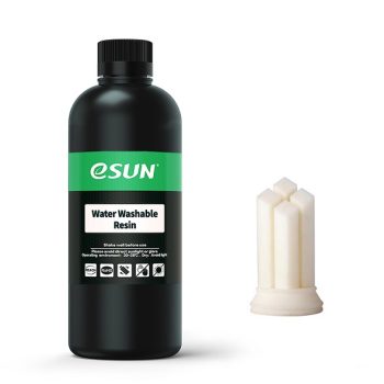 Фото фотополимера eSUN Water Washable (водовымываемый) белый